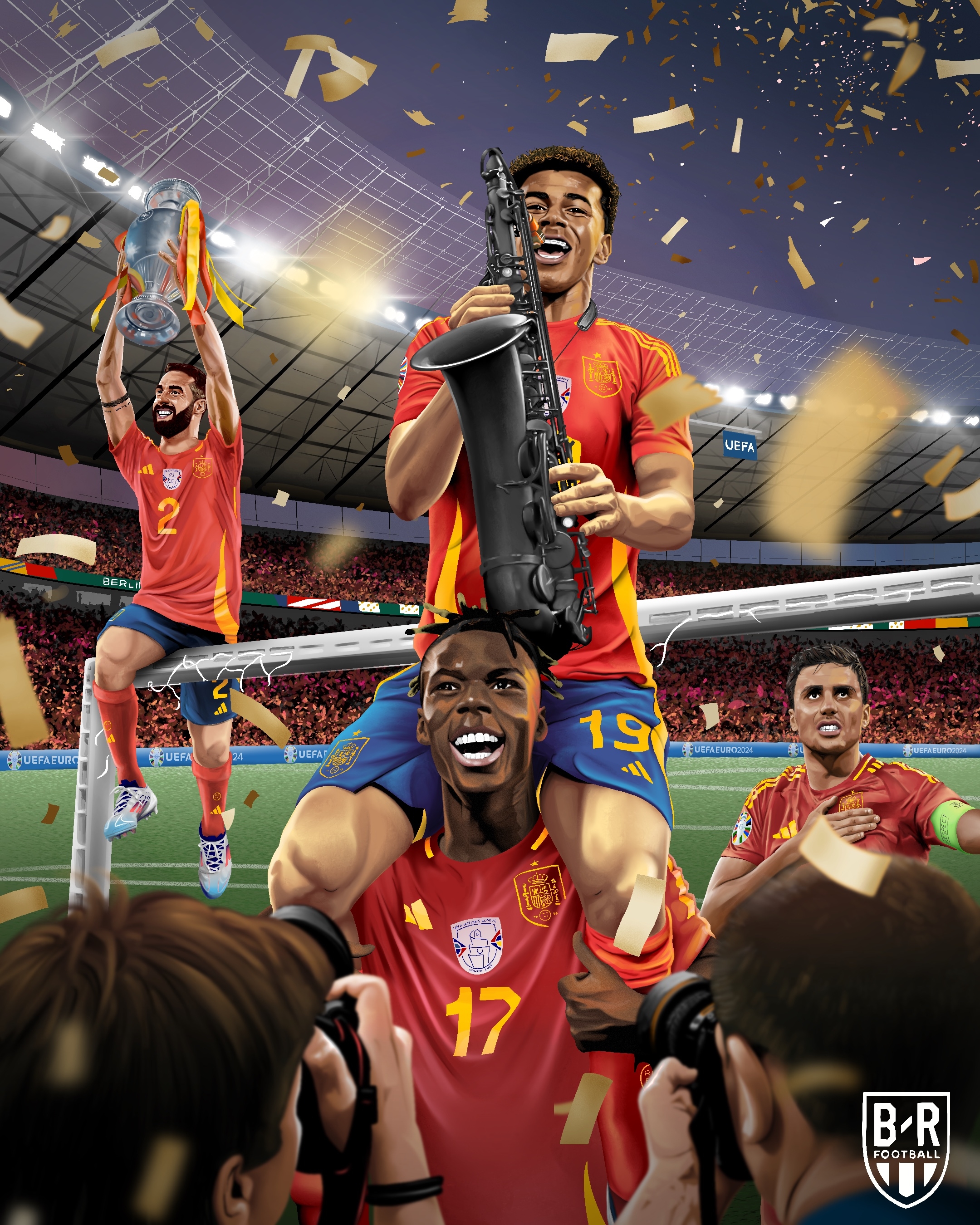 西班牙鏖战里昂，佩德里打破历史纪录